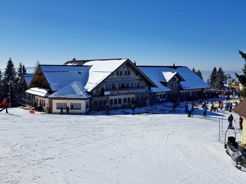 Alpska Perla alpesi hütte étteremmel és szállással